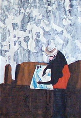 Möwen malend